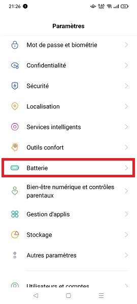Les deux modes d’économie d’énergie de votre Oppo.